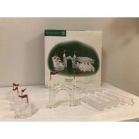 Abt. 56 Eiskristall Tor Und Mauern | 14 Teile - Dorf Zubehör; Abteilung 56 Retired Weihnachtsdorf Szene Dekor von LilliansCornerFinds