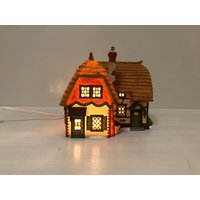 Abt. 56 Cobb Cottage - Dickens "Village Series; Abteilung 56 -Ruhe; Weihnachtsdorf Porzellan Beleuchtetes Haus, Miniatur Weihnachtsszene von LilliansCornerFinds