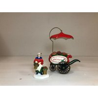 Dept 56 - Lord & Taylor Flower Cart-Dickens Village Series Department 56 Retired, Vintage Weihnachtsdorf-Accessoires, Dorfszenen-Dekoration von LilliansCornerFinds