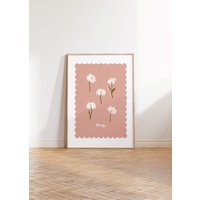 Geburtsblumendruck | April Gänseblümchen Personalisierte Illustration Hand Gezeichnete Blumen Mädchenzimmer Kinderzimmer Dekor Bogenkante Geburtsblumendruck | April Gänseblümchen Personalisierte Illustration Hand Gezeichnete Blumen Mädchenzimmer Kinderzimmer Dekor Bogenkante von LillyBPrints