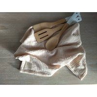 4-Lagiges Gauze-Küchentuch, Dickes Bio-Geschirrtuch, Baumwollhandtuch, Musselin-Gaze-Geschirrtuch, Natürlich/Weich Muttertag von LillyMayDesign