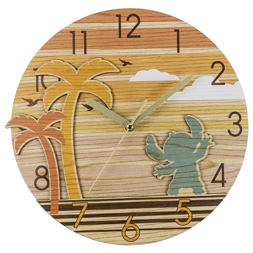 Lilo and Stitch Disney Palm Tree Wanduhr LAS3025 von Lilo and Stitch