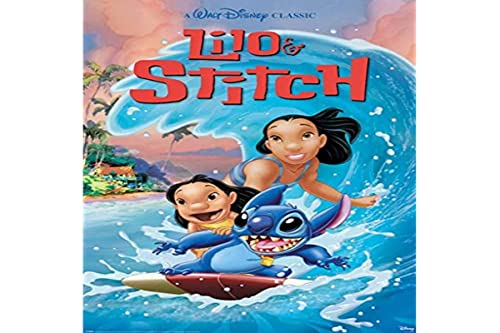Lilo and Stitch Wave Surf Unisex Poster Multicolor Papier 61 x 91,5 cm Disney, Fan-Merch, Filme von Lilo and Stitch