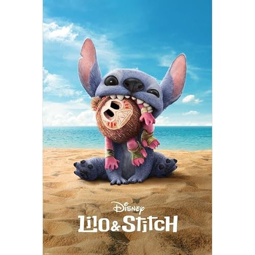 Lilo & Stitch Moana Unisex Poster Multicolor Papier Disney, Disney Classics, Fan-Merch, Filme Lilo & Stitch Moana Unisex Poster Multicolor Papier Disney, Disney Classics, Fan-Merch, Filme von Lilo and Stitch