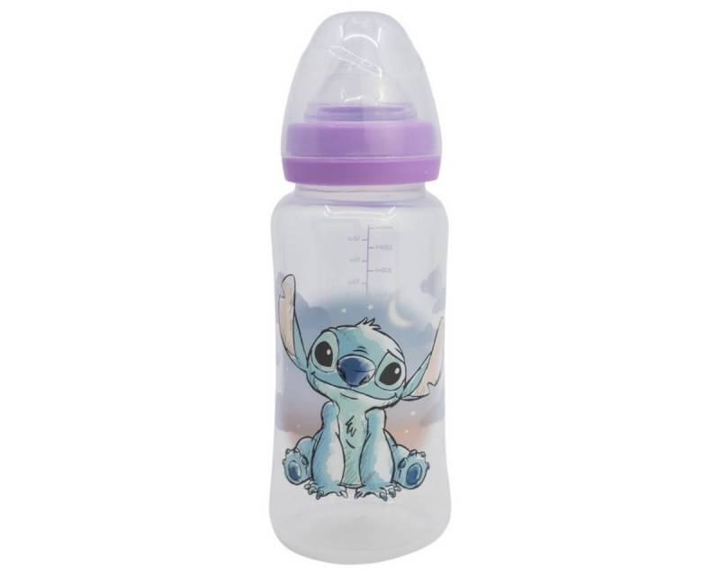 Lilo & Stitch Babyflasche 360 ml Silikon-Sauger mit 3 Positionen & Anti-Kolik-System von Lilo & Stitch