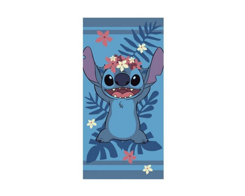 Lilo & Stitch Badetücher Lilo & Stitch Badetuch 70x140cm – Wreath Fast Dry, 100% Polyester (1-St) von Lilo & Stitch
