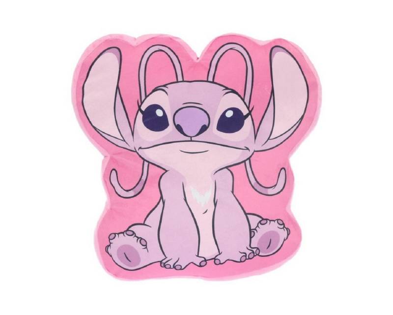 Lilo & Stitch Dekokissen 3D Kissen Angel Design – 40cm Großes Kuschelkissen Dekokissen von Lilo & Stitch