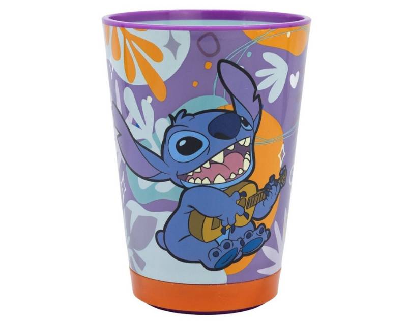 Lilo & Stitch Kinderbecher Trinkbecher PP 470 ml Drop Safe Plastikbecher Kippsicher Becher von Lilo & Stitch