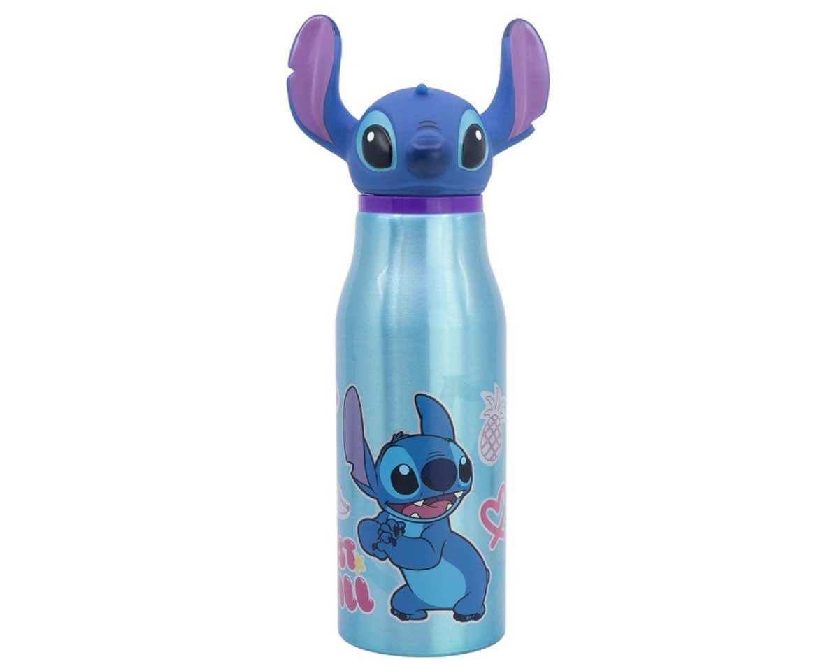 Lilo & Stitch Trinkflasche 3D Figur Trinkflasche– 690 ml, mit integriertem Strohhalm von Lilo & Stitch