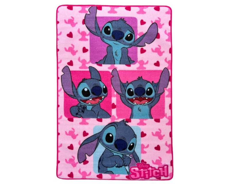 Wohndecke Lilo & Stitch Kinderteppich Kinderzimmer 120x80cm, Lilo & Stitch, Geschenkidee für Mädchen und Jungen von Lilo & Stitch