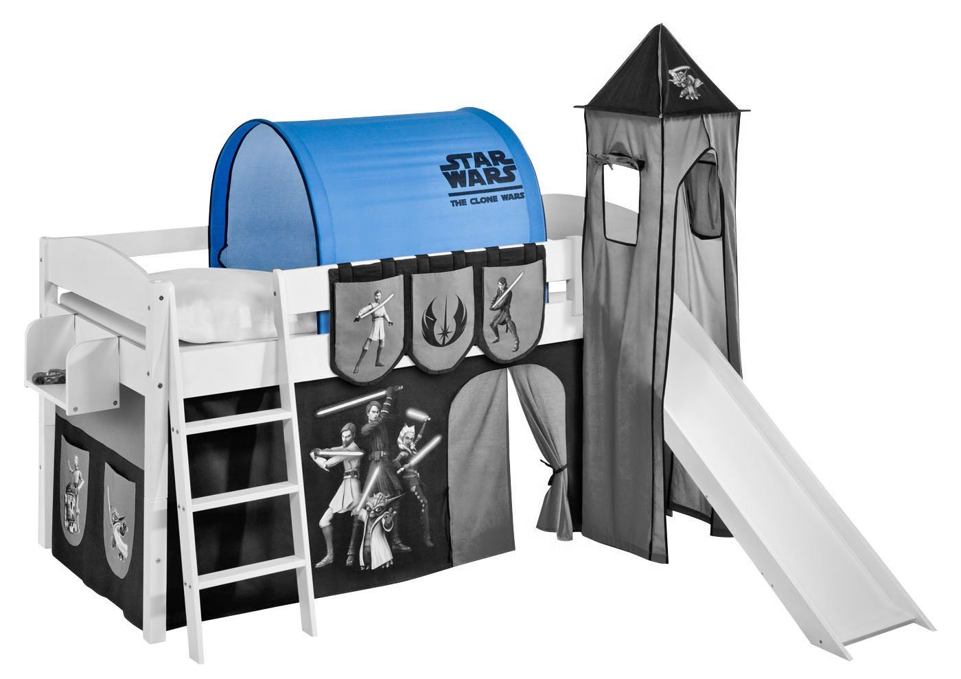 Lilokids Betttunnel Tunnel Star Wars the Clone Wars - für Hochbett, Spielbett und Etagenbett - LILOKIDS von Lilokids