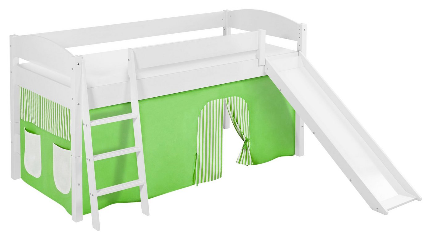 Lilokids Hochbett IDA Systembett Hochbett Umbaubar in Einzelbett, Hochbett und L-Etagenbett von Lilokids