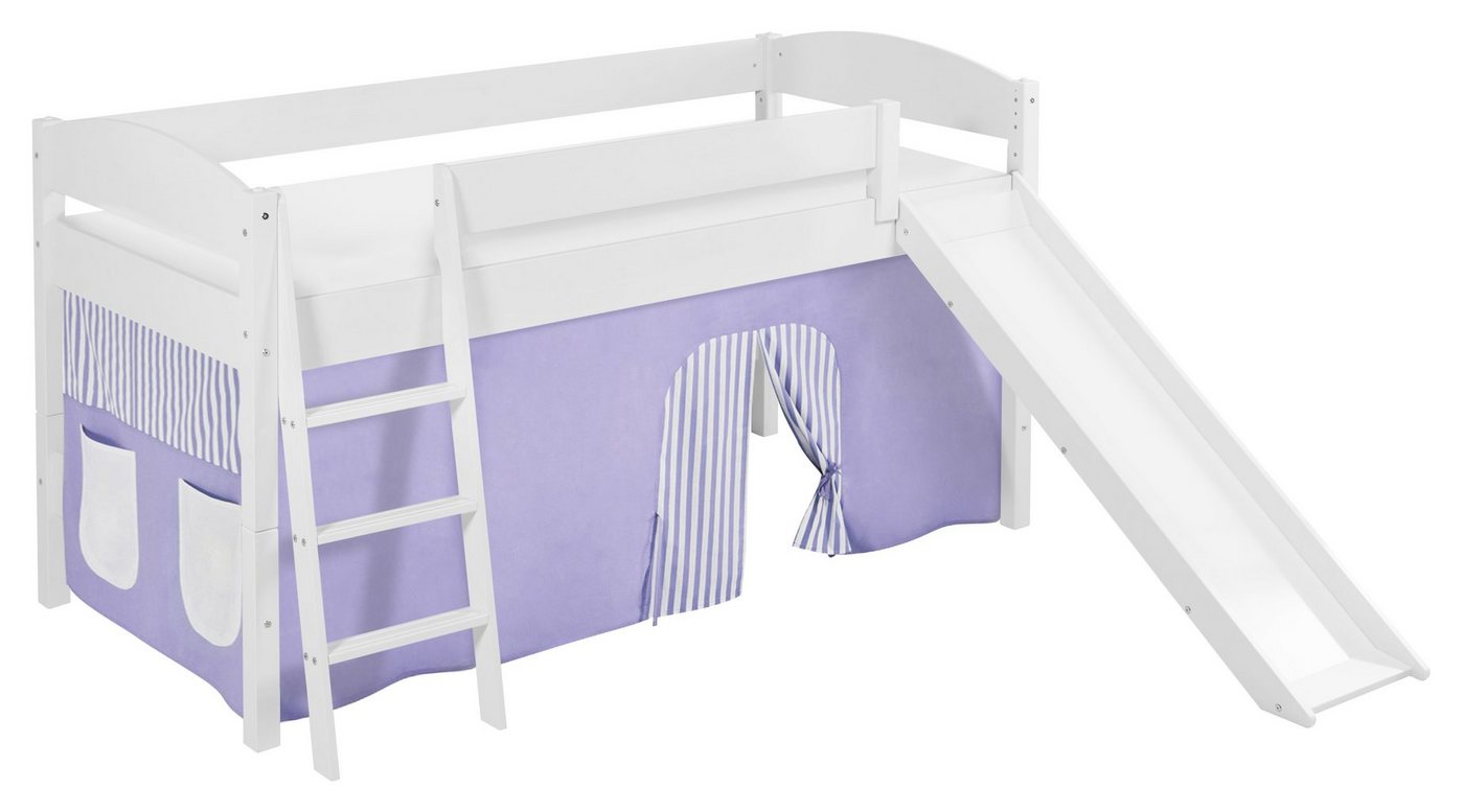 Lilokids Hochbett IDA Systembett Hochbett Umbaubar in Einzelbett, Hochbett und L-Etagenbett von Lilokids