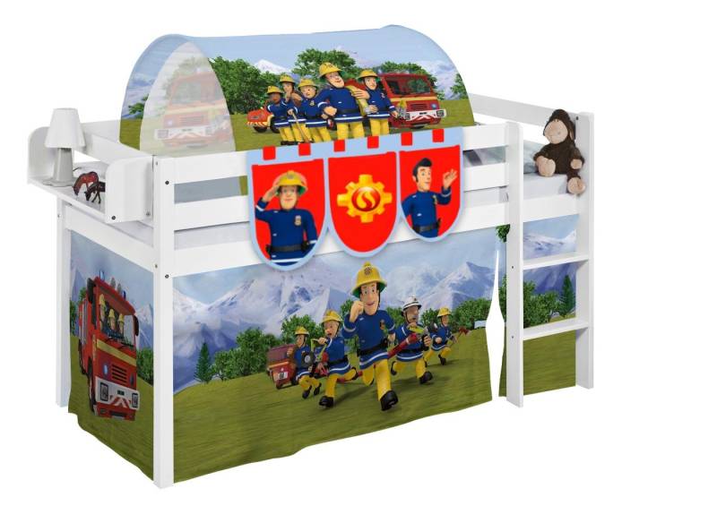 Lilokids Hochbett Spielbett JELLE von FEUERWEHRMANN SAM - 90x200cm - LILOKIDS von Lilokids