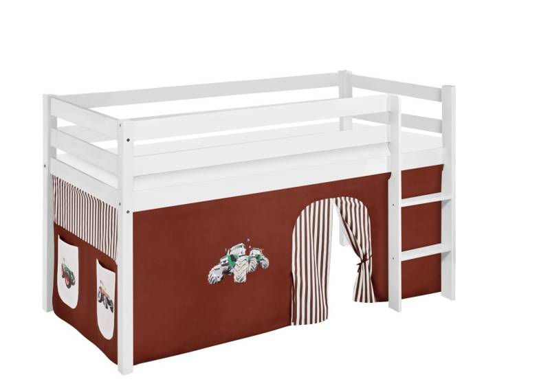 Lilokids Kinderbett Spielbett JELLE Disney Eiskönigin - Hochbett - weiß - mit Vorhang Lilokids Kinderbett Spielbett JELLE Disney Eiskönigin - Hochbett - weiß - mit Vorhang von Lilokids