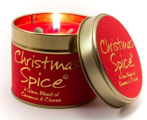 Lily Flame Duftkerze in einer Präsentation Zinn - Christmas Spice von Lily Flame