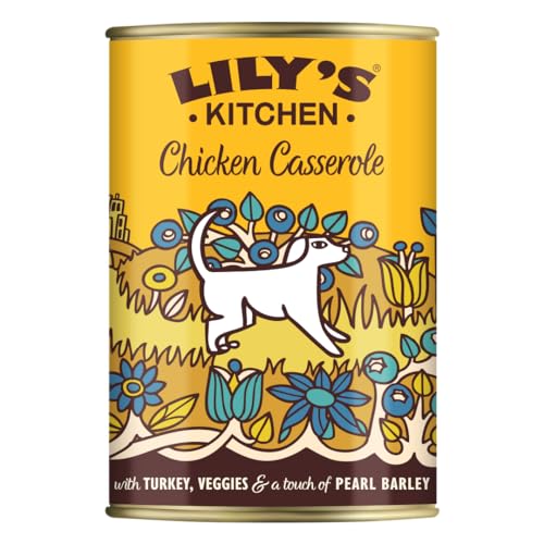 Lily's Kitchen Natürliches Nassfutter für ausgewachsene Hunde, Dosen, Huhn und Truthahn (6 x 400g dosen) von Lily's Kitchen