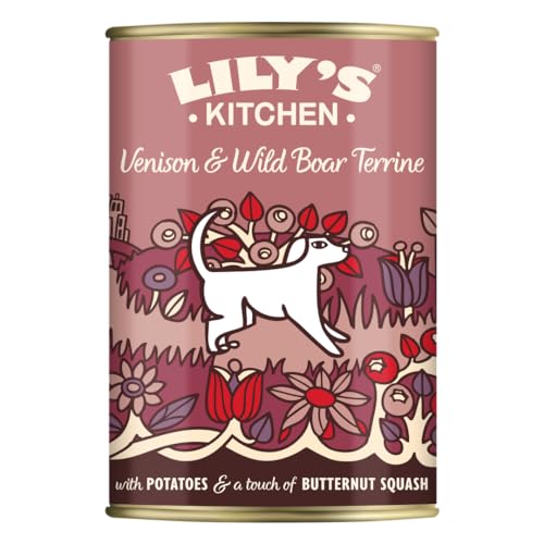 Lily's Kitchen Mit natürlichen Zutaten hergestellt Dosen-Nassfutter für ausgewachsene Hunde Terrine vom Reh und Wildschwein 400g Lily's Kitchen Mit natürlichen Zutaten hergestellt Dosen-Nassfutter für ausgewachsene Hunde Terrine vom Reh und Wildschwein 400g von Lily's Kitchen