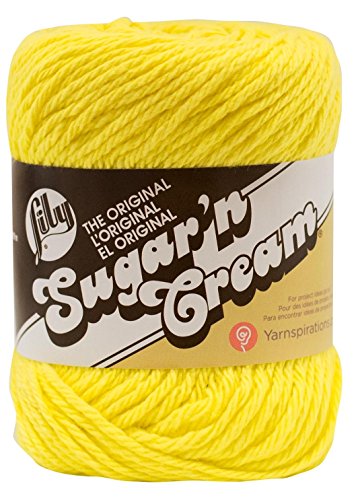 Lily Sugar 'n Cream Garn, Sunshine, 60 ml Lily Sugar 'n Cream Garn, Sunshine, 60 ml von Lily