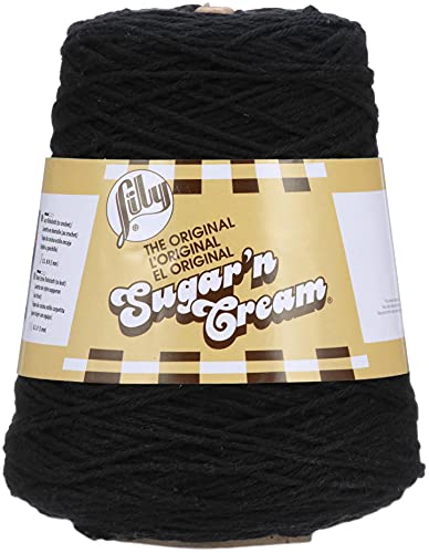 Lily Sugar'n Cream Garn, schwarz, 1 Stück Lily Sugar'n Cream Garn, schwarz, 1 Stück von Lily