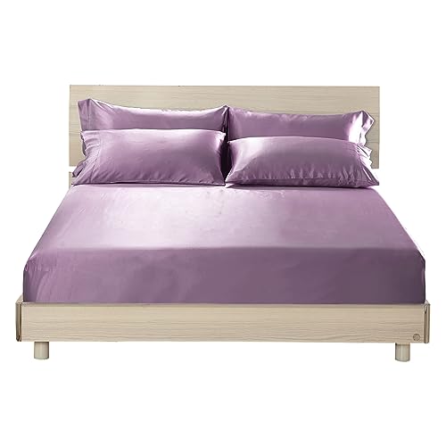 LILYSILK Spannbettlaken Seide mit Rundumgummi - in vielen Farben und Größen - 100% Reine 19 Momme Maulbeerseide Laken Bettlaken Spannbetttuch Bettwäsche - Lavender 160x200+30cm LILYSILK Spannbettlaken Seide mit Rundumgummi - in vielen Farben und Größen - 100% Reine 19 Momme Maulbeerseide Laken Bettlaken Spannbetttuch Bettwäsche - Lavender 160x200+30cm von LilySilk