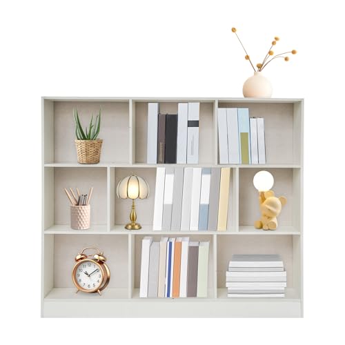 Lilyeriy Bodenstehendes Bücherregal 9 Fächer 120x100x23 cm Modernes mit Rückwand Stehendes Regal für Büro Wohnzimmer Kinderzimmer Stabiles Bücherregal Weiß Lilyeriy Bodenstehendes Bücherregal 9 Fächer 120x100x23 cm Modernes mit Rückwand Stehendes Regal für Büro Wohnzimmer Kinderzimmer Stabiles Bücherregal Weiß von Lilyeriy
