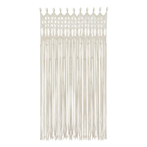 Lilyeriy Boho Vorhang 120x195 cm Weiß für Wohnzimmer, Flur, Schlafzimmer und Badezimmer - Einfarbig, Ungefüttert, Waschbar, Durchsichtig Lilyeriy Boho Vorhang 120x195 cm Weiß für Wohnzimmer, Flur, Schlafzimmer und Badezimmer - Einfarbig, Ungefüttert, Waschbar, Durchsichtig von Lilyeriy