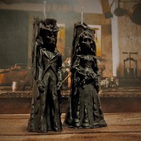Geister Kerze/ Skelett Necromancy Kerze/Exu Caveira Und Santa Muerte von LiminalRitesShop