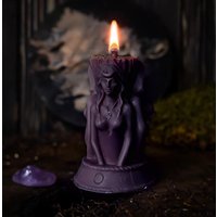 Kerze Dreifalt Göttin Jungfrau, Mutter Und Crone, Triune, Pagan, Wicca, Mond, Altar, Rituale, Hexerei von LiminalRitesShop