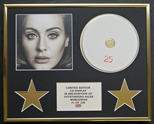 ADELE CD DISPLAY/LIMITED EDITION/COA/25 von Limited Edition Cd Display