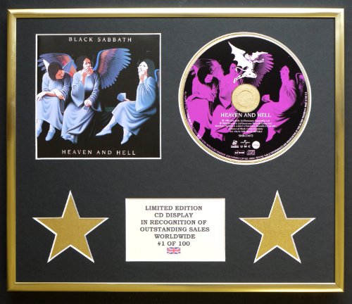 Black Sabbath / CD Display / Limited Edition / COA / Heaven and Hell von Limited Edition Cd Display