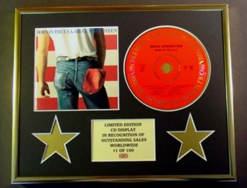 Bruce Springsteen/CD-Display/limitierte Auflage/Echtheitszertifikat/Geboren in den USA von Limited Edition Cd Display