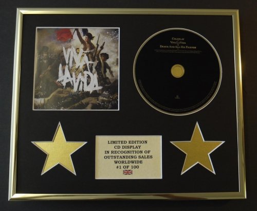 Coldplay/CD Display/Limited Edition/COA/Viva LA VIDA von Limited Edition Cd Display