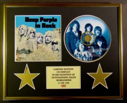 Deep Purple/CD-Display/limitierte Auflage/COA/IN ROCK von Limited Edition Cd Display