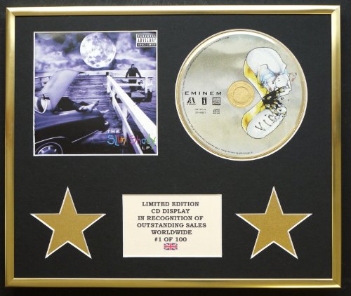 Eminem/CD-Display, Limitierte Auflage, COA/The Slim Shady LP von Limited Edition Cd Display