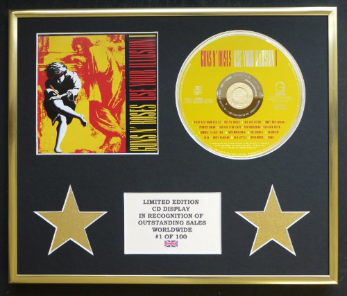 GUNS N' ROSES/CD DISPLAY/LIMITED EDITION/COA/USE YOUR ILLUSION I von Limited Edition Cd Display