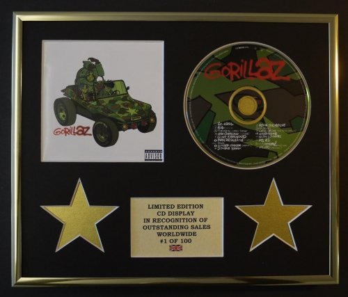 Gorillaz/CD Display/Limited Edition/COA/Gorillaz von Limited Edition Cd Display