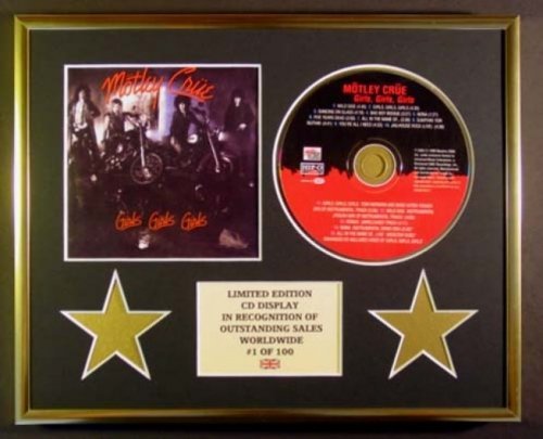 Motley Crue/CD Display/Limited Edition/Mädchen Mädchen von Limited Edition Cd Display