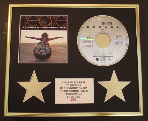 Neil Young/CD Display/Limitierte Edition/COA/DECADE von Limited Edition Cd Display