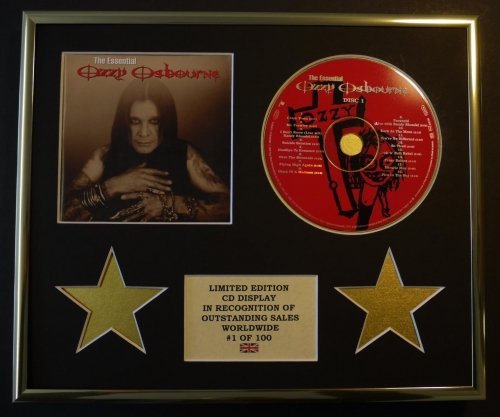 Ozzy Osbourne/CD Display/Limited Edition/COA/The Essential Ozzy Osbourne von Limited Edition Cd Display