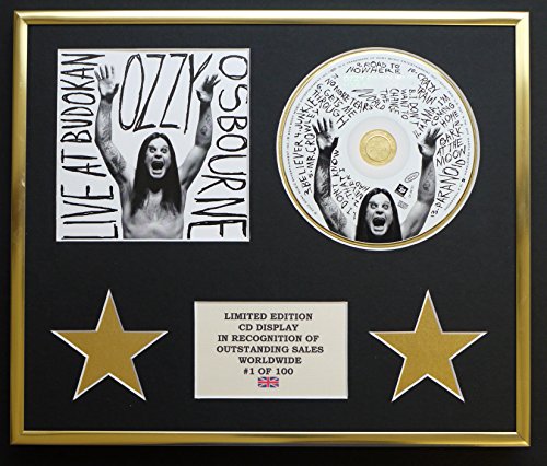 Ozzy Osbourne/CD Display/Limitierte Edition/COA/LIVE AT Sir von Limited Edition Cd Display