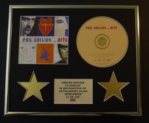 Phil Collins/CD-Display/limitierte Auflage/Echtheitszertifikat/Hits von Limited Edition Cd Display