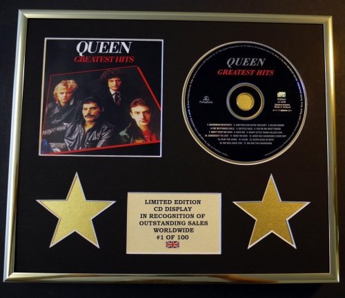 Queen/CD Display/Limited Edition/COA/Greatest Hits von Limited Edition Cd Display