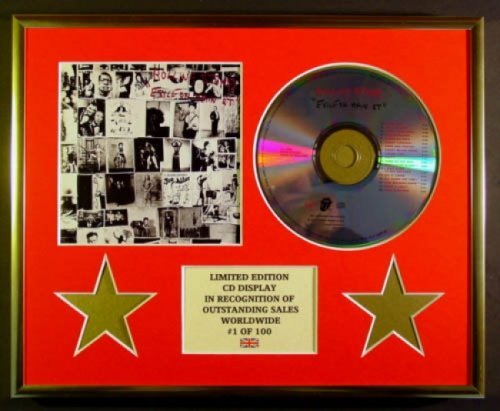 Rollsteine/CD-Display/limitierte Auflage/COA/EXILE ON MAIN ST. von Limited Edition Cd Display