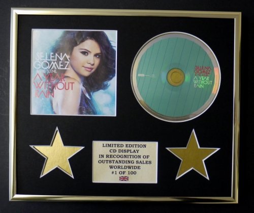 Selena Gomez & The Scene/CD Display/Limited Edition/Echtheitszertifikat "A Year Without Pain" von Limited Edition Cd Display