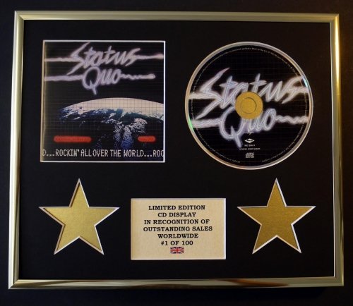 Status Quo/CD Display/Limited Edition/COA/Rockin' All Over the World von Limited Edition Cd Display