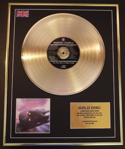 Deep Purple/Ltd. Edition CD GOLD DISC/RECORD/THE VERY BEST von Limited Edition Cd Gold Disc