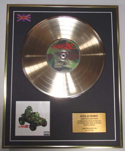 Gorillaz/CD Gold Disc Record Limited Edition/Demon Days von Limited Edition Cd Gold Disc