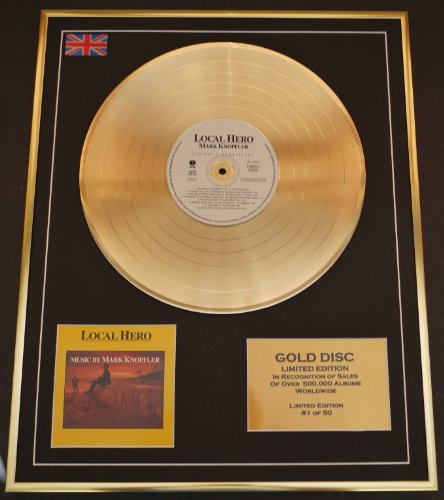 MARK KNOPFLER/LTD. CD mit goldfarbenen Schallplatten und Lokalhelden von Everythingcollectible