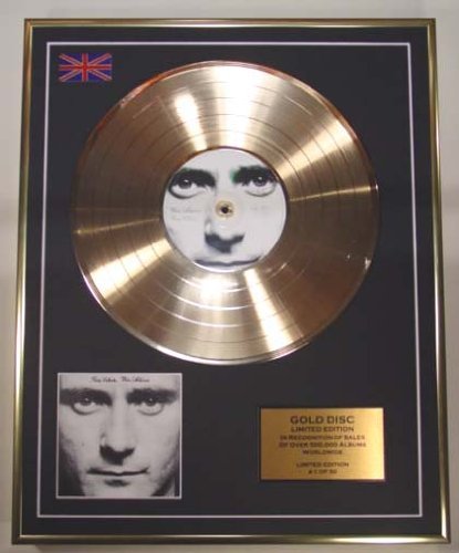 Everythingcollectible Phil Collins/CD Gold Disc Schallplatte Limited Edition/Gesichtswert von Everythingcollectible